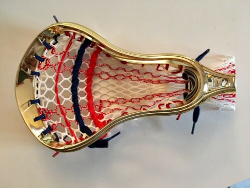 Original Nike Lakota Gold Chrome Lacrosse Head w/STX Memory Mesh