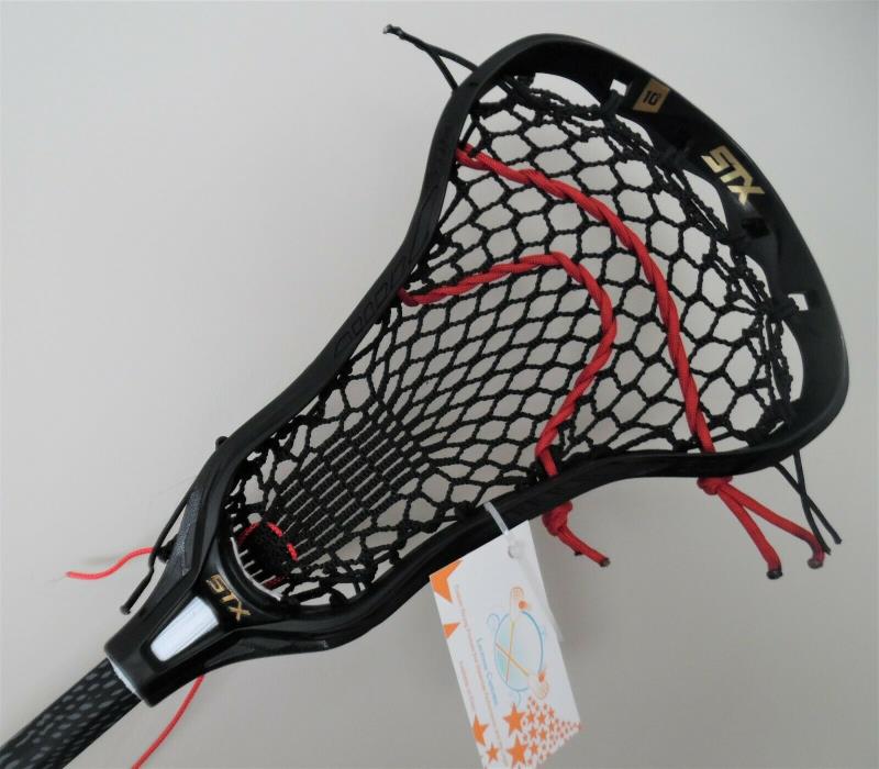 New Womens Lacrosse Stick STX Crux 600 Head Stringking II Mesh Crux 600 Shaft