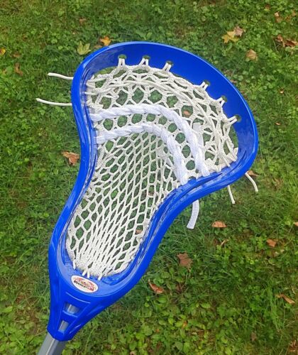 Brand New Lacrosse Head Strung w/ Ninja Lax Semi-Soft Mesh w/ Mid Pocket