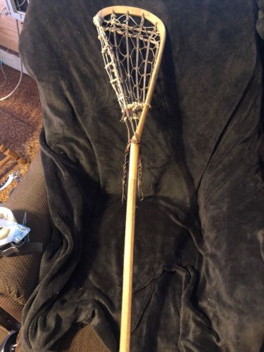 Vintage Wooden Lacrosse Stick 48 Inches
