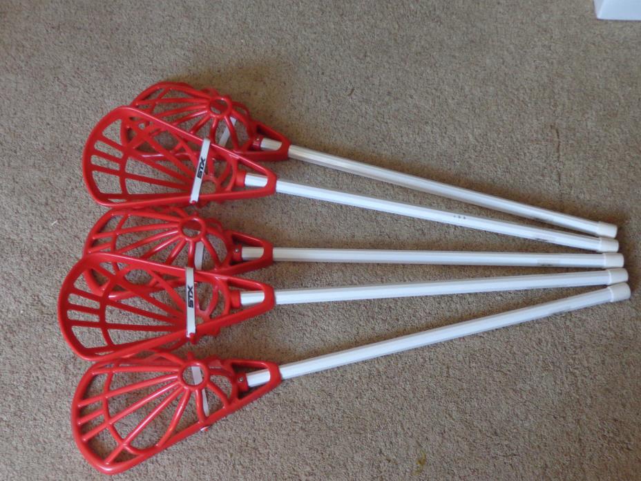 (5) STX Lacrosse Sticks