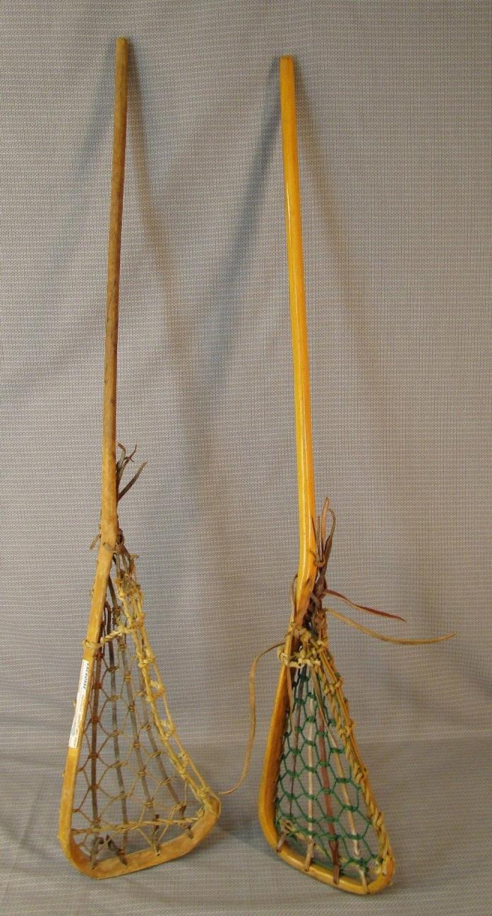 VTG LACROSSE SPORT EQUIPMENT 2 STICKS BACHARACH RASIN & PATTERSON 46