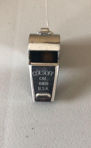 Vintage Whistle Colsoff Col Ohio Whistle Sports Referee