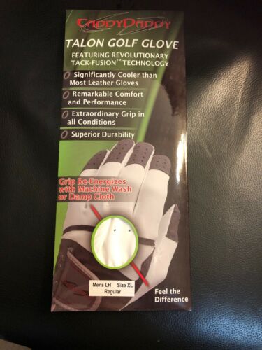 Caddy Daddy Mens Left Handed Size Extra Large Talon Golf Glove New