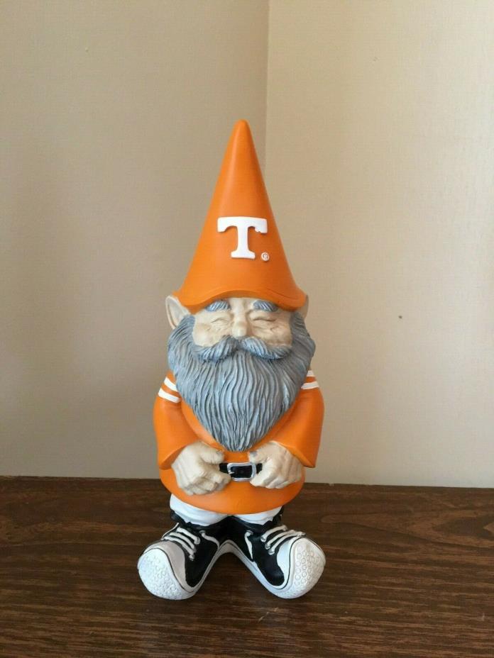 Vintage Tennessee Volunteers Orange Ceramic Knome Mascot Figurine, 11 x 5