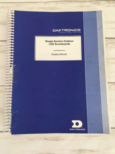 Daktronics Scoreboard Manual And Gen V Radio Install Manual