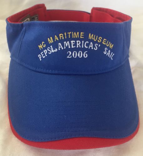 Pepsi Americas' Cup Sail 2006-NC Maritime Museum Sailing Visor Adjustable Cotton