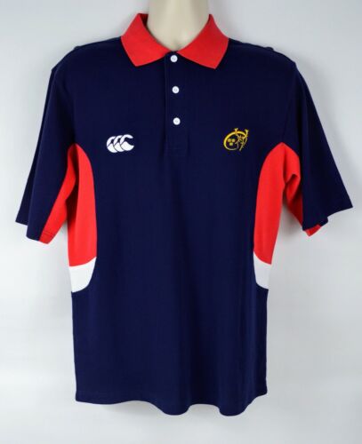 NWT Canterbury Men's S Irish Munster Rugby Shirt, Navy Blue & Red (Small)
