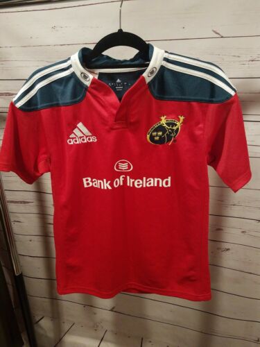 Adidas Munster Rugby Jersey Red Men’s Small Excellent Condition.
