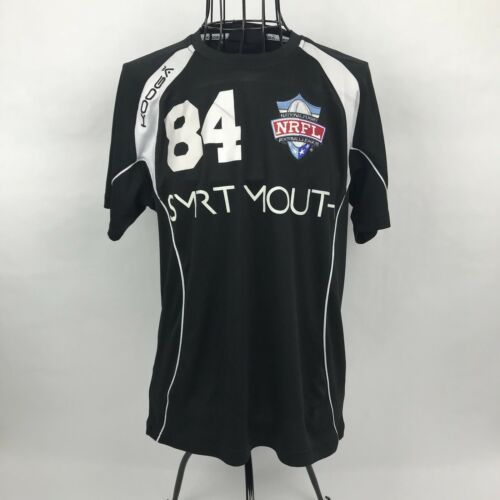Kooga Rugby Jersey #84 NRFL Black Mens Medium Shirt