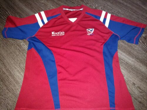KooGa USA Rugby Shirt Jersey Size Adult Medium Red White Blue Nice.