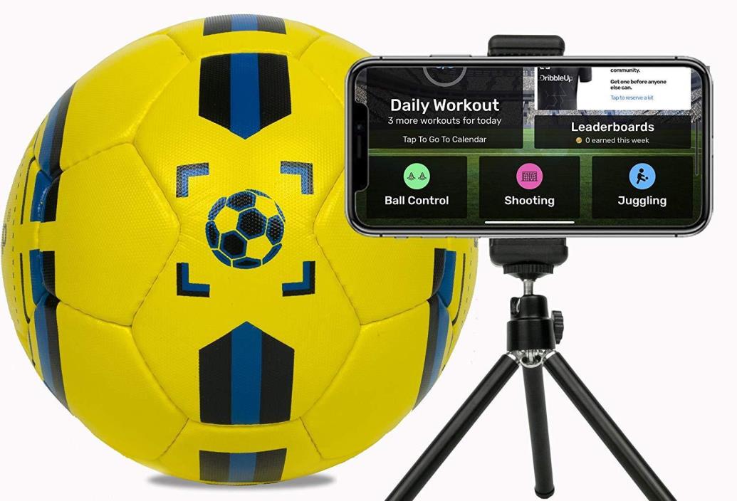 DribbleUp Smart Soccer Ball with Training App Size 5 For Adults (***Buy ME***)