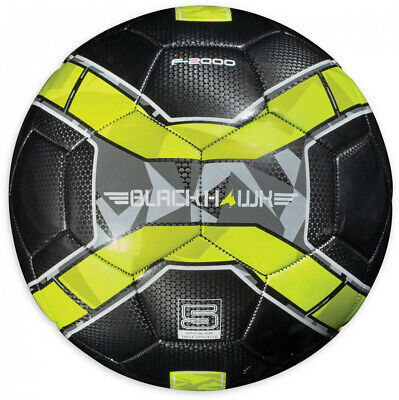Franklin Sports Blackhawk Soccer Ball in Yellow/Black