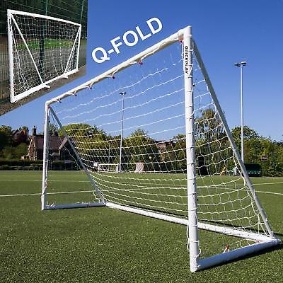QUICKPLAY Q-Fold | The 30 Second Folding Soccer Goal for Backyard [Single Goal]