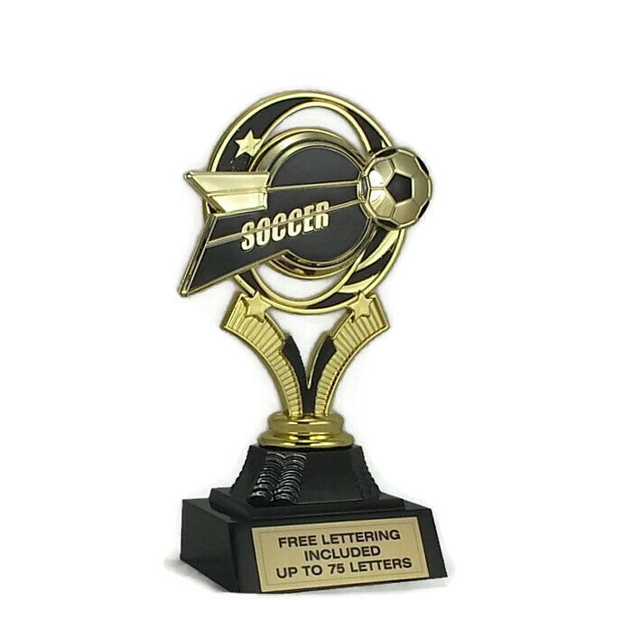 Soccer Trophy- Team- Athlete- Goal- Winner- Free Lettering
