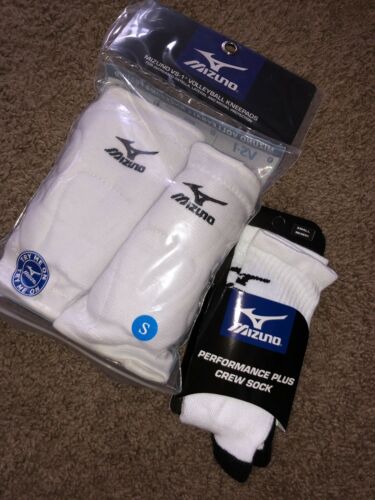 Mizuno Volleyball Knee Pads And Socks Set