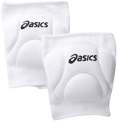 ASICS Junior Youth Ace Volleyball Low Profile Knee Pads White One Size