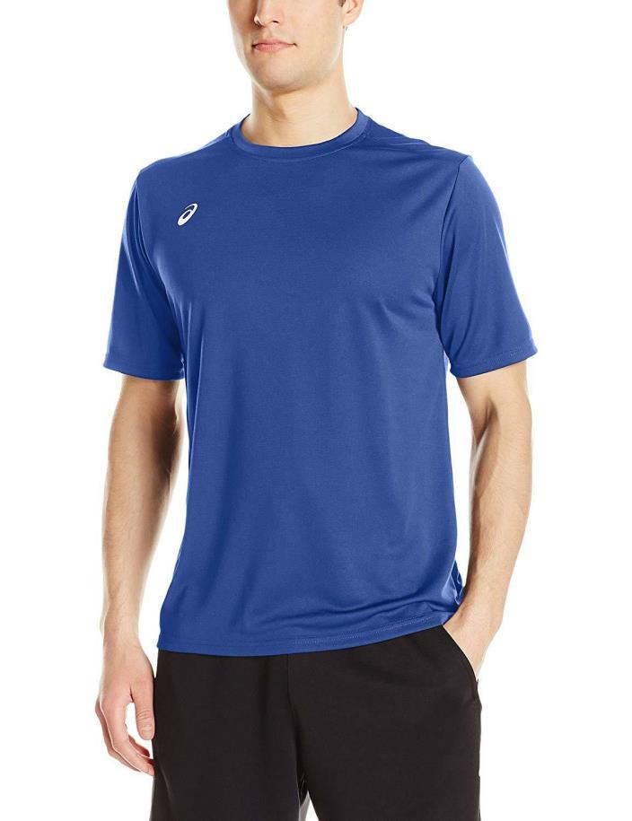 ASICS Men's Circuit 8 Warm-up Shirt, Neon Blue, 2X-Large