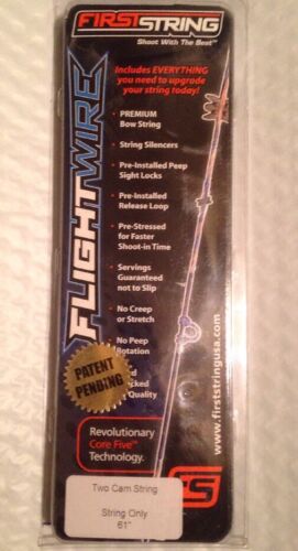 First String FlightWire Premium Bow String Two Cam Bow 61