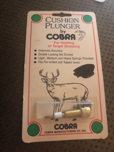 NOS COBRA COMPOUND BOW ADJUSTABLE CUSHION PLUNGER W/TEFLON TIP& SPRINGS