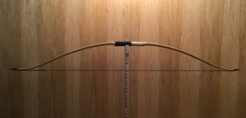 Bamboo Backed Tri-lam “Recurve” Longbow 55#@28” 65#@32” 64” Overall