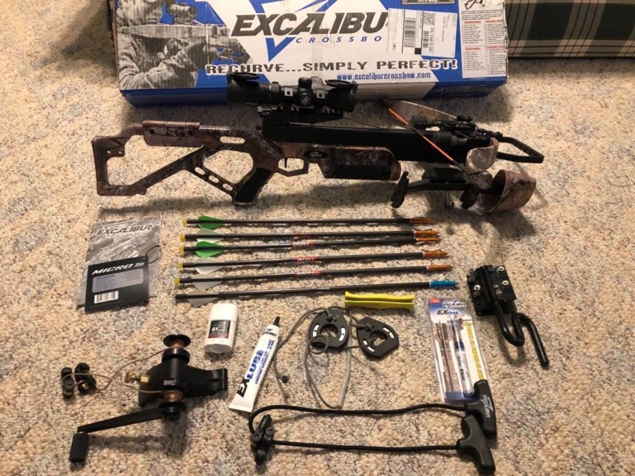 Excalibur Micro 355 Crossbow Tactzone Scope Package With Accessories