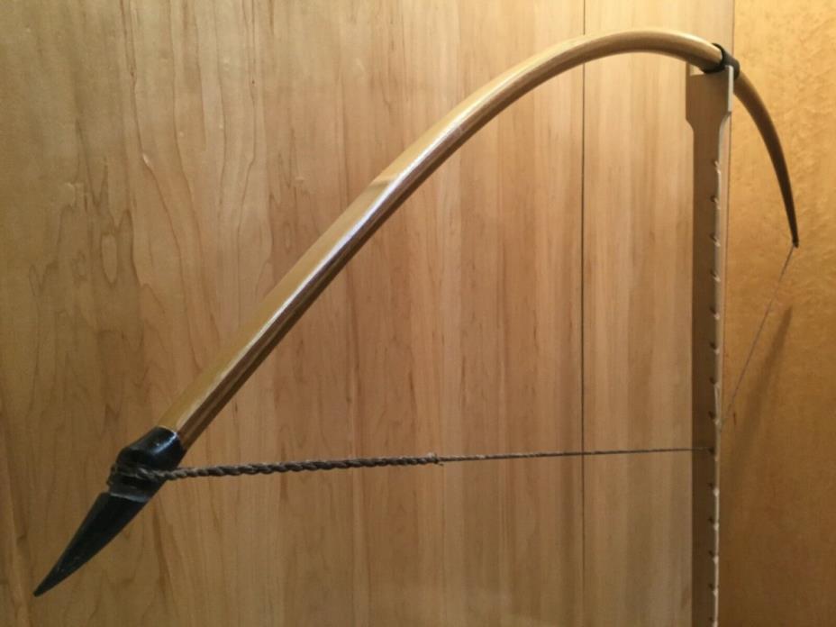Bamboo Backed Quint-lam English “Warbow” Longbow 90#@28” 110#@32
