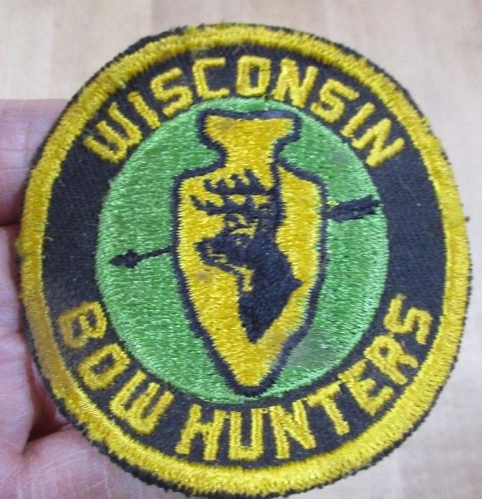 Vintage Wisconsin Bow Hunters Patch Vintage Archery >