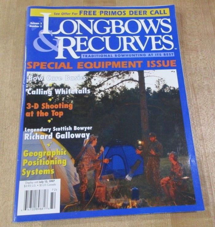 Summer 1997 Longbows & Recurves magazine Vol 2 number 2 Vintage Archery >