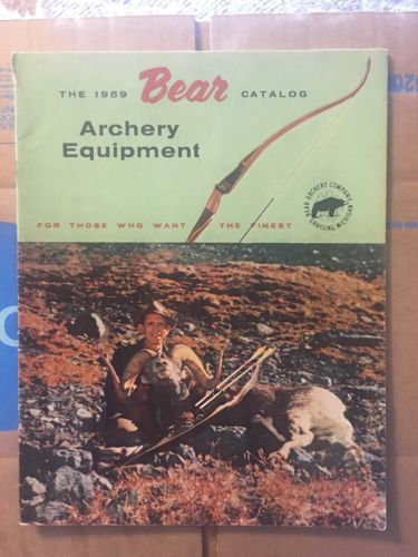 Bear Archery Equipment Catalog 1959 original