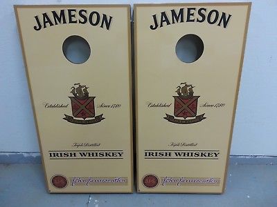 Jameson Whiskey Corn Hole Boards - 3 - Bean Bag Toss Game With LED Lights