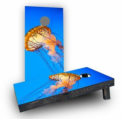 Jelly Fish Cornhole Game All Weather Plastic Resin 48