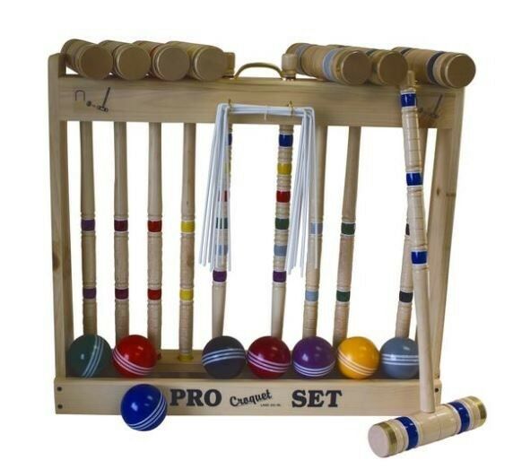 6-Player Croquet Set with 24