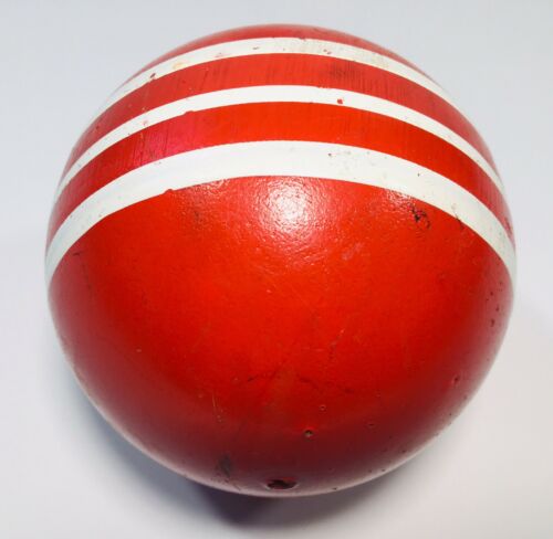 Replacement Croquet Ball Orange Stripes 3
