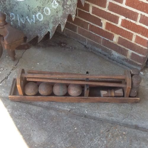 Antique Croquet Set