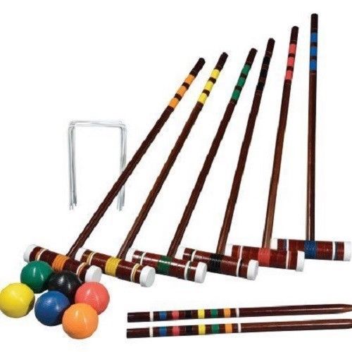 Franklin Sports 6 Player Croquet Set NEW With bag