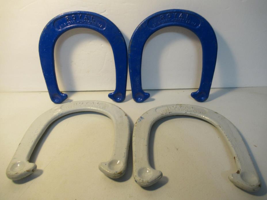 Pitching Horseshoes Royal Brand Set Of 4 Shoes No Stakes Free USA Shipping