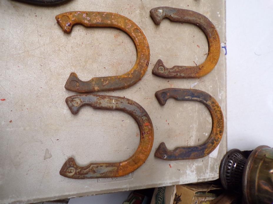 Old Backyard Game Pitching Horseshoes Set of 4 Franklin