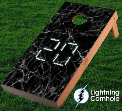 Lightning Cornhole Electronic Scoring Cornhole Board Green