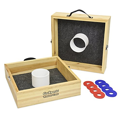 Premium Birch Wood Washer Toss Game