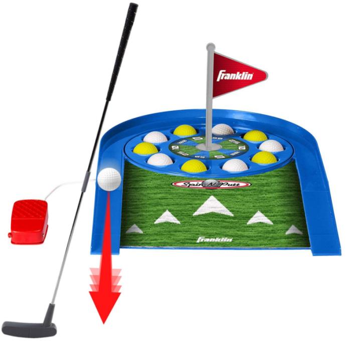 Sports Spin N Putt Golf Game Outdoor Activities Auto Return Ball Channel