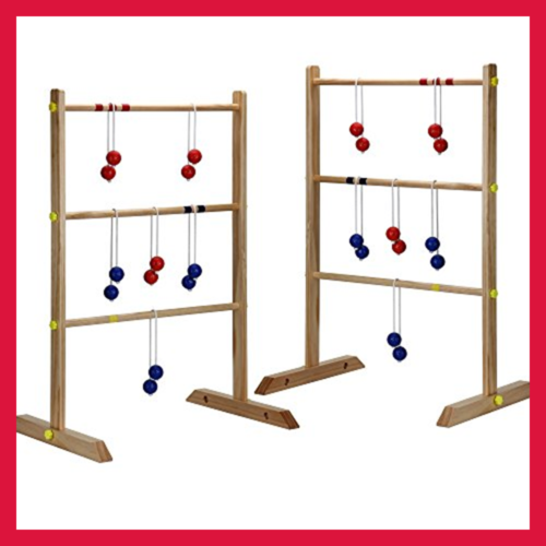 Hathaway Solid Wood Ladder Toss Game Set BROWN FREE SHIPPING 
