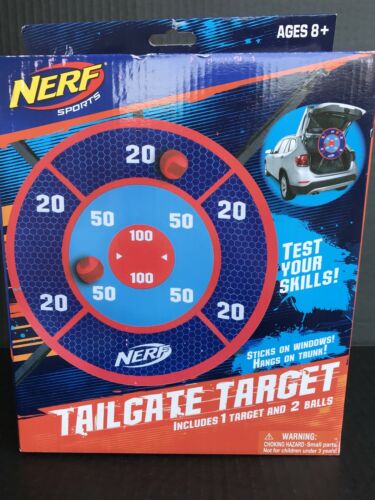 Nerf Sports Target Tailgate Backyard Nerf Target With Straps To Hang Anywhere -A