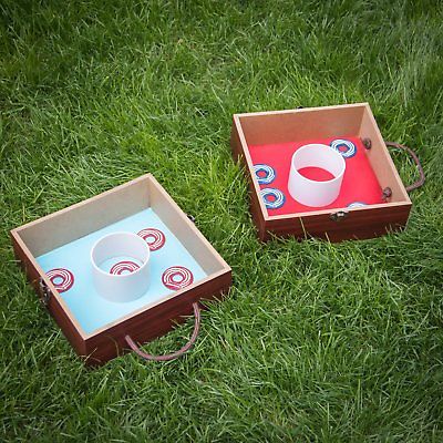 Halex Wood Washer Toss Game 2 Wooden Washer Toss Targets