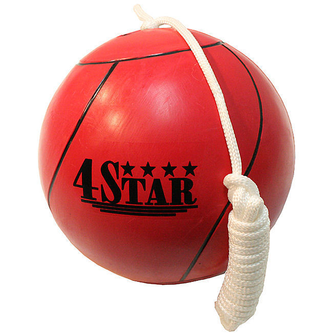 Defender Red Size 7 Professional Design Playground or Backyard Tether Ball
