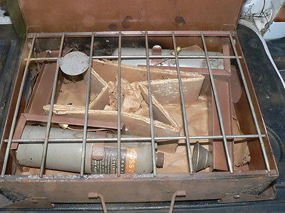 Propane Camp Stove, Vintage 2 Burner 2 Tanks never used but rusty outside,