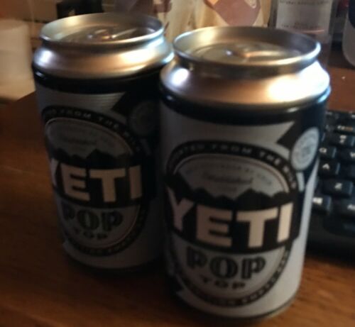 Lot of two YETI Pop Top Limited Edition Empty 12 Oz. STASH Can Canister Secret