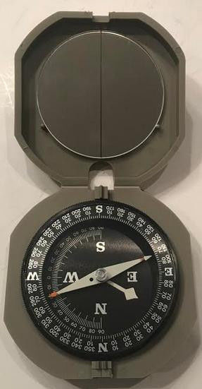 Brunton Cadet Compass Navigation Surveying Azimuth Survival Emergency Degrees