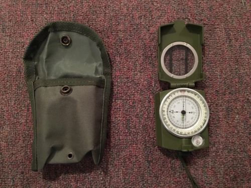 Military Professional Pocket Army Geology Compass for Outdoor Hiking Camping USA
