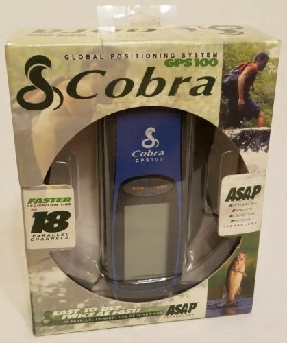 Cobra GPS 100 Handheld **Brand New**